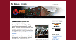 Desktop Screenshot of lacasadeamistad.org